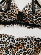 Load image into Gallery viewer, Sexy Leopard Print Thin Underwear Set Original +
