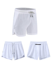 Load image into Gallery viewer, Men&#39;s Breathable Loose Version Quick-drying Running Training Three-quarter Shorts +

