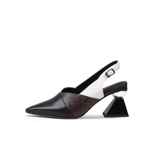 Load image into Gallery viewer, Metallic Slingback Heels
