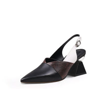 Load image into Gallery viewer, Metallic Slingback Heels
