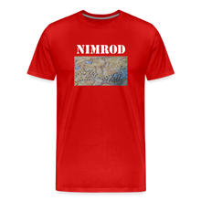 Load image into Gallery viewer, Nimerod Men&#39;s Premium King T-Shirt - red
