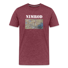 Load image into Gallery viewer, Nimerod Men&#39;s Premium King T-Shirt - heather burgundy
