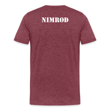 Load image into Gallery viewer, Nimerod Men&#39;s Premium King T-Shirt - heather burgundy
