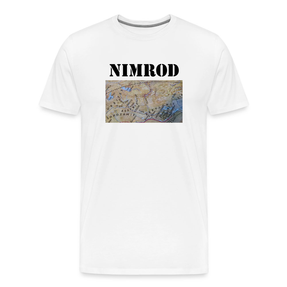 Nimrod Men's Premium King T-Shirt - white