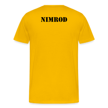 Load image into Gallery viewer, Nimrod Men&#39;s Premium King T-Shirt - sun yellow
