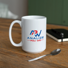 Load image into Gallery viewer, Coffee/Tea Mug 15 oz - white
