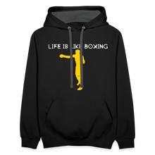Load image into Gallery viewer, Life is like boxing Premium T-Shirt - black/asphalt
