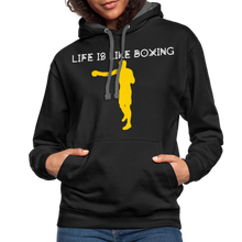 Load image into Gallery viewer, Life is like boxing Premium T-Shirt - black/asphalt
