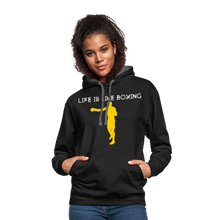 Load image into Gallery viewer, Life is like boxing Premium T-Shirt - black/asphalt

