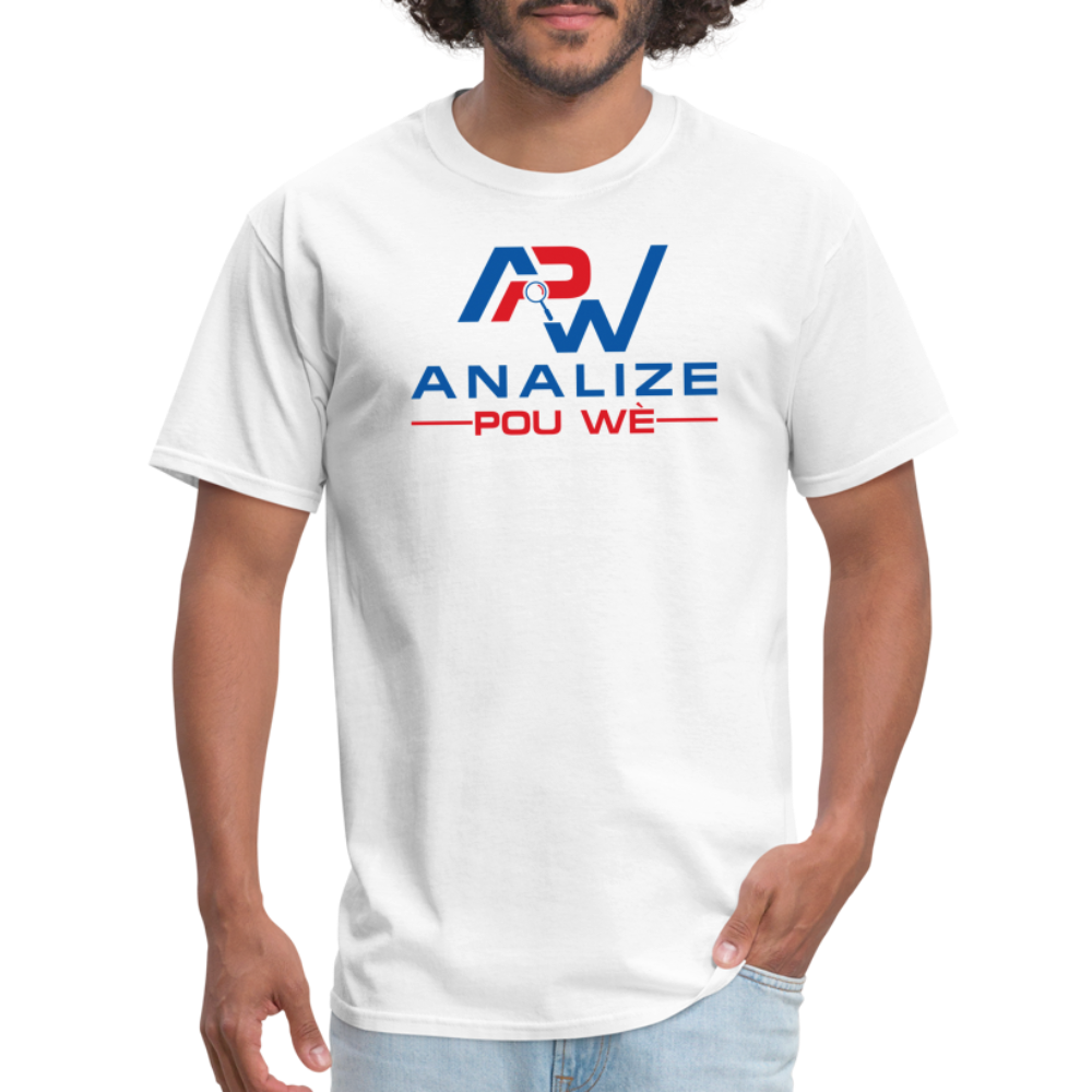 APW Premium Organic Fruit of The Loom T-Shirt - white