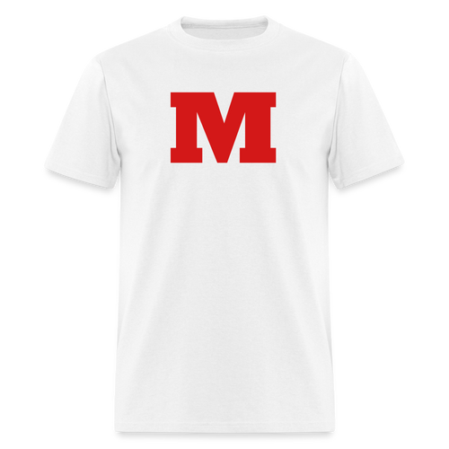 M Unisex Classic T-Shirt - white