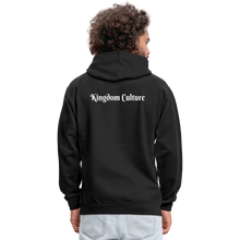 Load image into Gallery viewer, Kings Contrast Hoodie | Fruit of the Loom Hoodeed Sweater - black/asphalt
