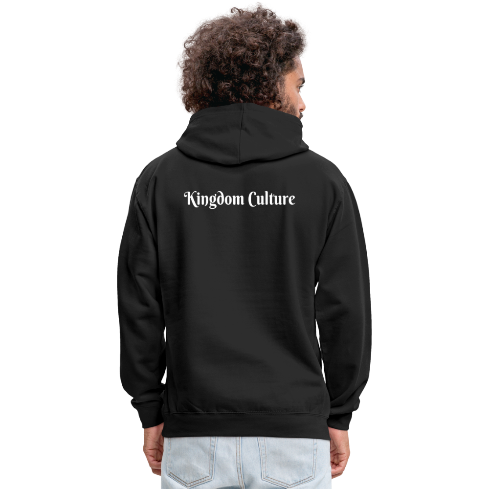 Kings Contrast Hoodie | Fruit of the Loom Hoodeed Sweater - black/asphalt