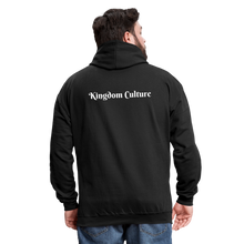Load image into Gallery viewer, Kings Contrast Hoodie | Fruit of the Loom Hoodeed Sweater - black/asphalt
