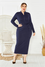 Load image into Gallery viewer, Sexy Big Size Knit Winter Dress Women Bodycon Dress (+)
