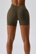 Load image into Gallery viewer, Wide Waistband Back Pocket Sports Shorts +
