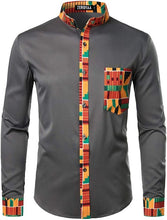 Load image into Gallery viewer, Men&#39;s Hipster African Dashiki Tribal Graphics +
