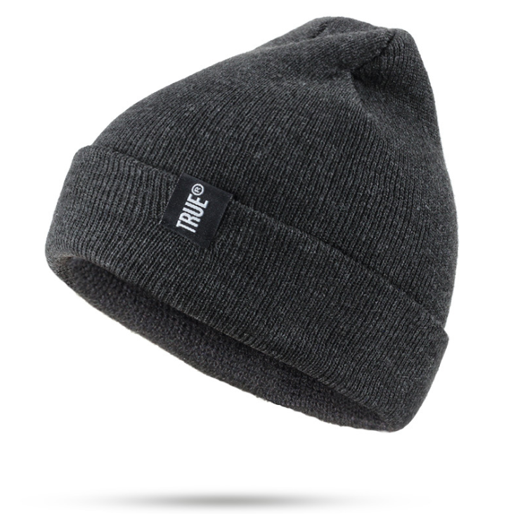 True Trendy Winter Hat Warm Woven Knitted Ski Cap Wool Fabric Headband for Cold Season +