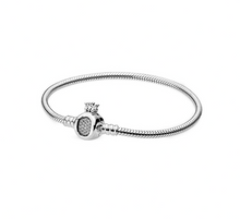 Load image into Gallery viewer, Sterling Silver Bracelet Round Hanging Beads +
