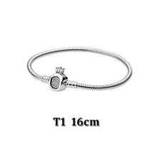 Load image into Gallery viewer, Sterling Silver Bracelet Round Hanging Beads +
