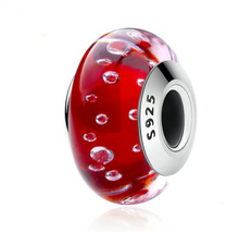 Load image into Gallery viewer, S925 Sterling Silver Bracelet Accessory Glass Beads Charm Bracelet Jewelry +
