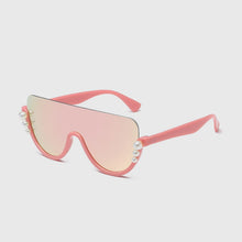 Load image into Gallery viewer, Beaded One-piece Sunglasses Women Fashionable Sunglasses +
