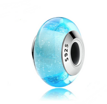 Load image into Gallery viewer, S925 Sterling Silver Bracelet Accessory Glass Beads Charm Bracelet Jewelry +
