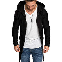 Load image into Gallery viewer, Men&#39;s Trendy Sweatshirt Slim Mid-Length Swallowtail Sweater Hooded Sweater +
