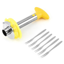 Load image into Gallery viewer, Fast Pineapple Peeler -  Pineapple Peeling and Core Extraction High Quality Peeler Tool with Forks +
