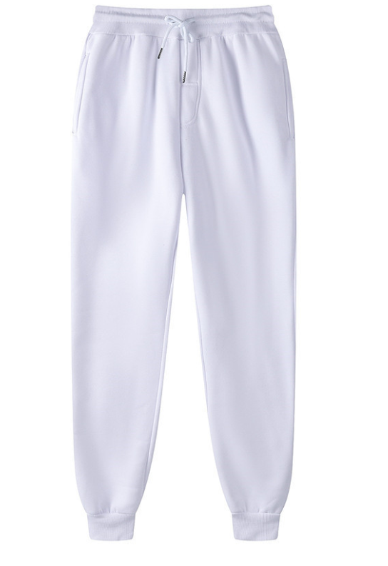 Sports Pants Hip Hop Leggings Pants Closed Foot Fleece Casual Pants Unisex Warm Pants +