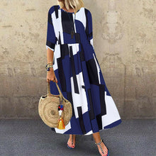 Load image into Gallery viewer, Ladies New Printed Plus Size Ladies Dress +
