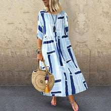 Load image into Gallery viewer, Ladies New Printed Plus Size Ladies Dress +
