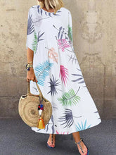 Load image into Gallery viewer, Ladies New Printed Plus Size Ladies Dress +
