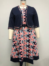 Load image into Gallery viewer, African Plus Size Women&#39;s New Printed Two-Piece Dress +
