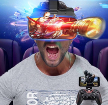 Load image into Gallery viewer, Original New VRG Pro 3D VR Glasses Virtual Reality Full Screen Visual Wide-Angle VR Glasses For 5 To 7 Inch Smartphone Eyeglasses Devices +
