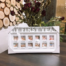Load image into Gallery viewer, My First Year Baby 12 Month Photo Frame  Baby Accessory Newborn Gift Baby&#39;s Souvenirs +
