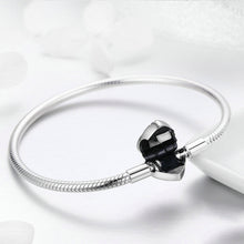 Load image into Gallery viewer, Spring Tree Of Life Bracelet - Classy Women 100% 925 Sterling Silver Heart Shape Clasp Snake Chain +
