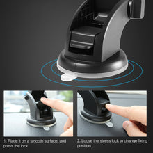 Load image into Gallery viewer, Strong Car Phone Holder Long Rod Telescopic Mount Car Dashboard Suction Cup Phone Holder +
