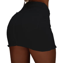 Load image into Gallery viewer, Pocket Denim Skirt +
