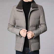 Load image into Gallery viewer, Thick Warm White Duck Down Hooded Down Jacket +
