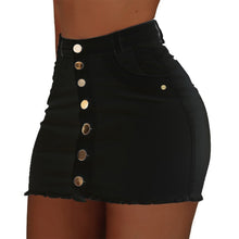 Load image into Gallery viewer, Pocket Denim Skirt +
