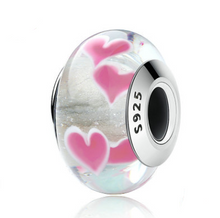 Load image into Gallery viewer, S925 Sterling Silver Bracelet Accessory Glass Beads Charm Bracelet Jewelry +
