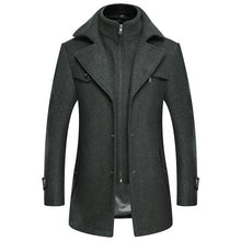 Load image into Gallery viewer, A Men Woolen Coat - Winter Jacket Fashionable Woolen Coat +
