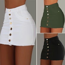Load image into Gallery viewer, Pocket Denim Skirt +
