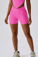 Load image into Gallery viewer, Wide Waistband Back Pocket Sports Shorts +
