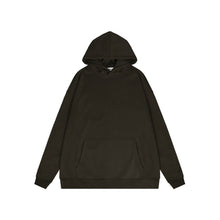 Load image into Gallery viewer, Men&#39;s Fashion Solid Color Hooded Plush Sweater +
