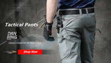 Load image into Gallery viewer, Spring And Autumn Waterproof Multi-pocket Sports Loose Tactical Casual Pants +

