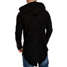Load image into Gallery viewer, Men&#39;s Trendy Sweatshirt Slim Mid-Length Swallowtail Sweater Hooded Sweater +
