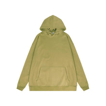 Load image into Gallery viewer, Men&#39;s Fashion Solid Color Hooded Plush Sweater +
