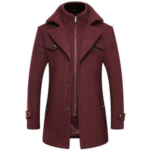 Load image into Gallery viewer, A Men Woolen Coat - Winter Jacket Fashionable Woolen Coat +
